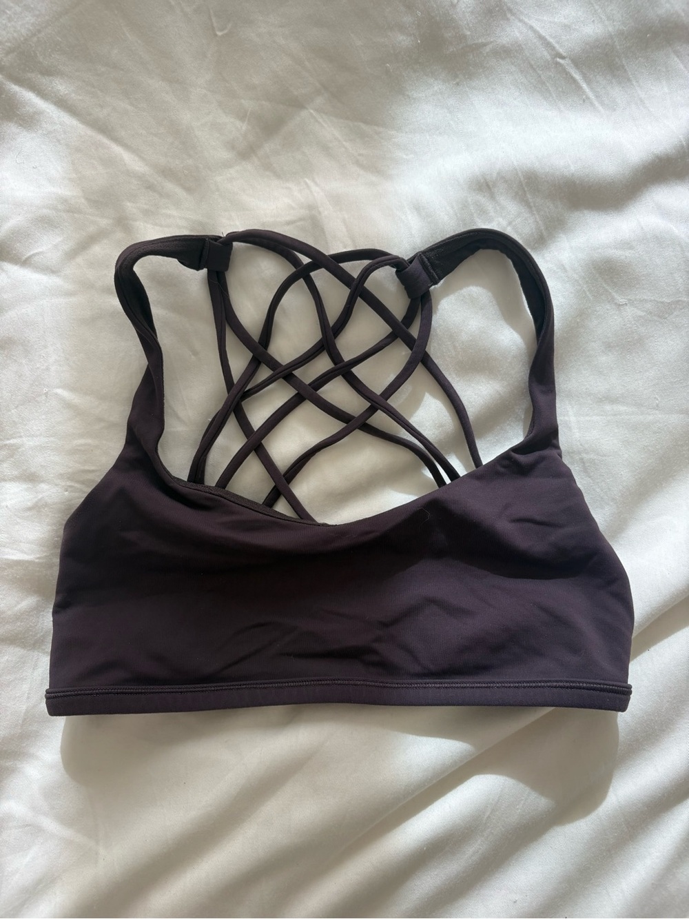 lululemon athletica Crisscross Back Sports Bra - Plum